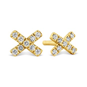 0.08 ctw. Harley X-OH Studs in 18K Yellow Gold
