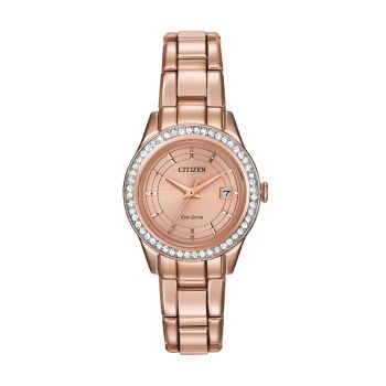 Citizen Eco-Drive Ladies Silhouette Crystal Watch FE1123-51Q