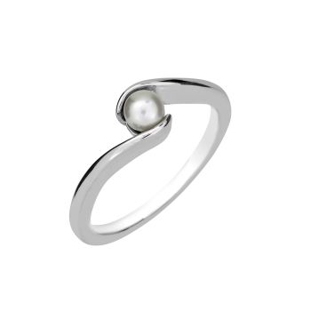 Sterling Silver Pearl Ring HB30076PLSS