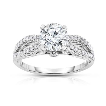 14K WHITE GOLD DIAMOND ENGAGEMENT RING WITH 0.37 CARAT TOTAL WEIGHT IJ COLOR SI2 CLARITY Z00178554