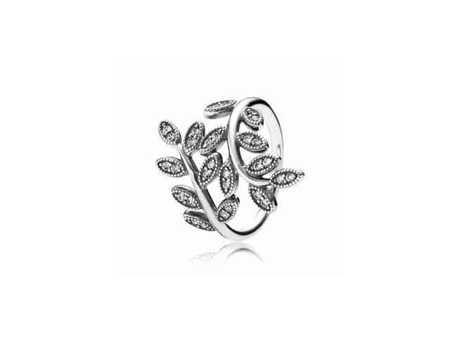 Pandora Shimmering Leaves Ring | eBay