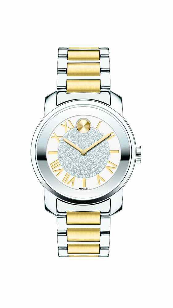 Movado Bold Chronograph Grey Sunray Dial Men's Watch - Mahtani Jewelers