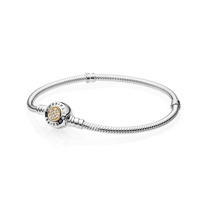 Silver Balls Pandora Bracelet Golden Polish | 925 Silver Bracelet For  Womens | Silveradda