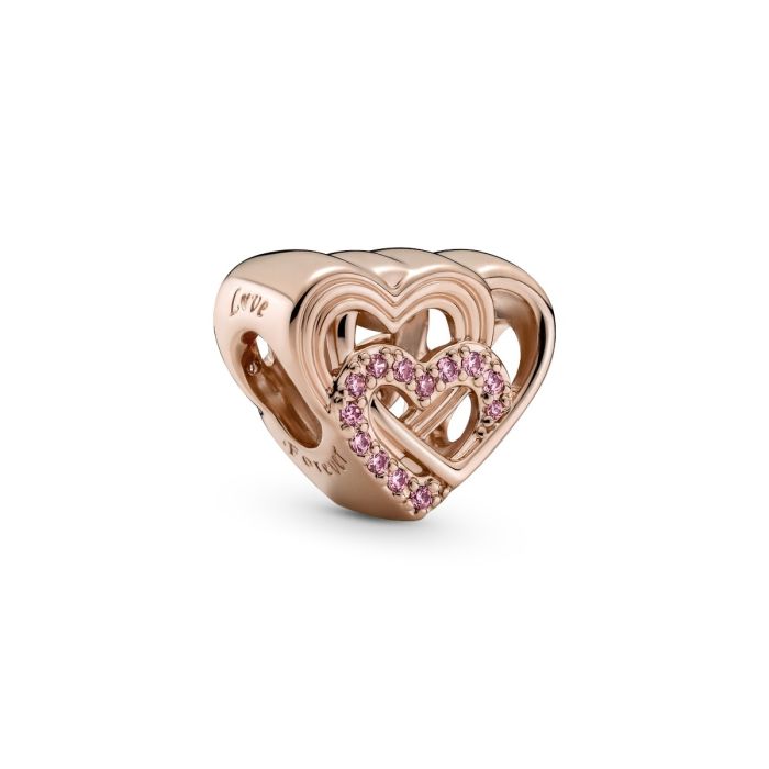 Intertwined Love Hearts Charm 789529C01 | Hannoush Jewelers