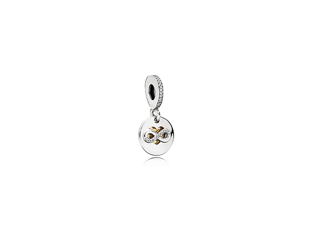 Pandora Heart of Infinity Dangle Charm, Clear CZ 796200CZ | Hannoush Jewelers