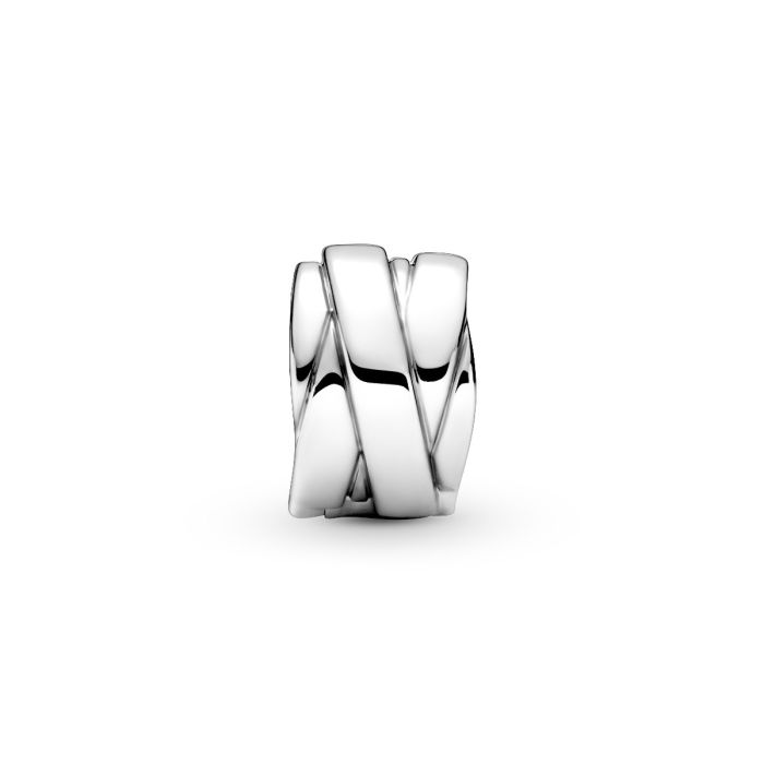 Polished Ribbons Clip Charm 799502C00 | Hannoush Jewelers