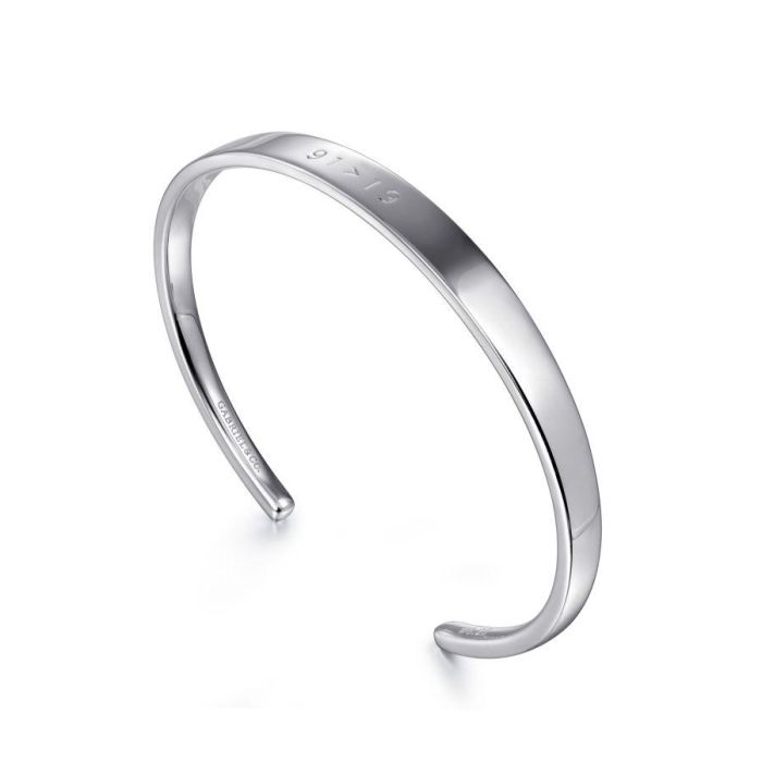 Gabriel & Co. - BG9119-62SVJJJ - 91 > 19 925 Sterling Silver Bangle | Hannoush Jewelers