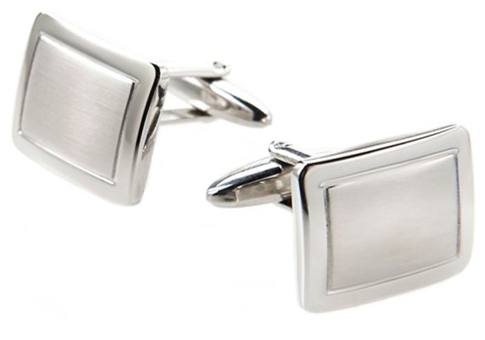 Stainless Steel Men's Cuff Links - BJC18 | Hannoush Jewelers