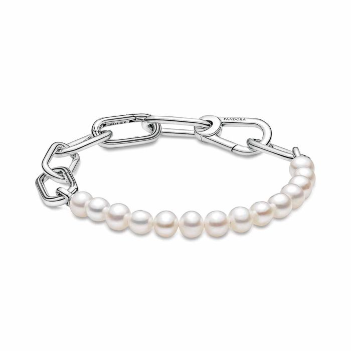 Clara White Cultured Freshwater Pearl Bracelet With A Moonstone Drop  Pendant | Pearls of the Orient Online | Wolf & Badger