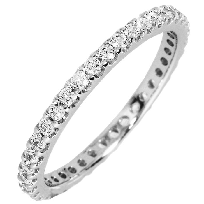 Diamond Eternity Band from Just Perfect 0.50ct tw F208 | Hannoush Jewelers