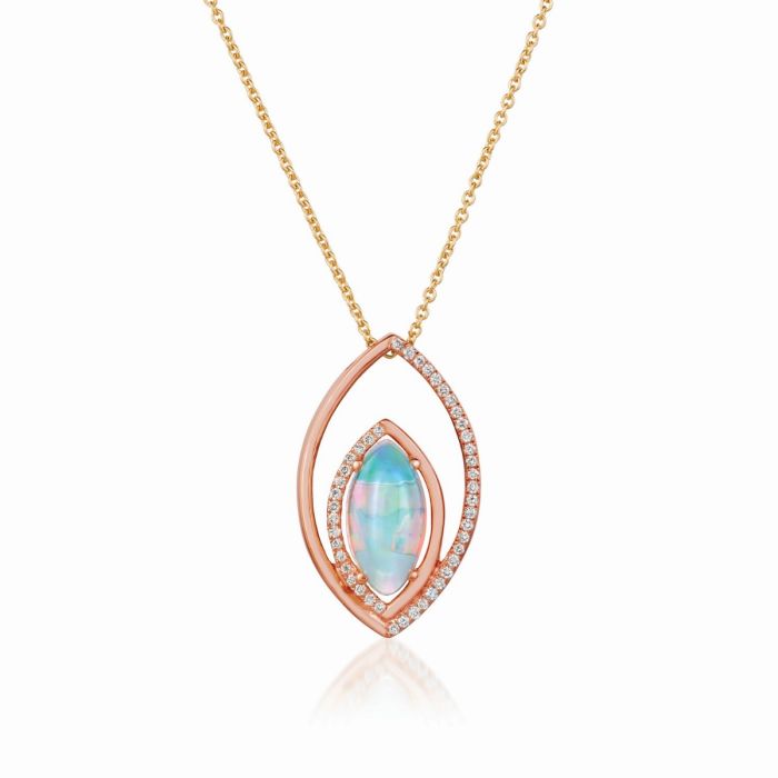 Le Vian 14K Strawberry Gold® Neopolitan Opal™ Pendant GECY 4 | Hannoush Jewelers