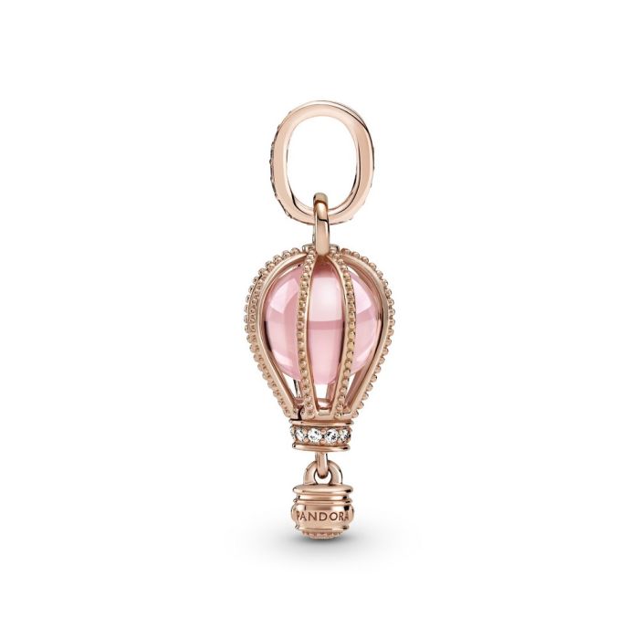 Sparkling Pink Hot Air Balloon Dangle Charm 789434C01 | Hannoush Jewelers