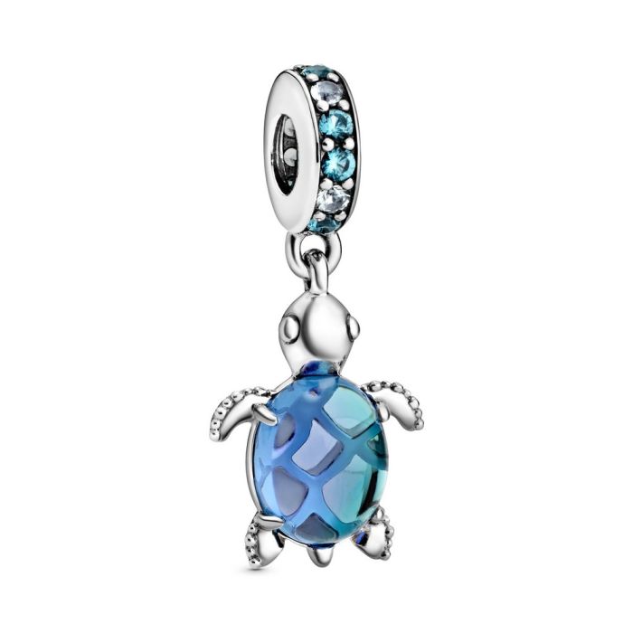 Murano Glass Sea Turtle, Multi-Colored Crystal & Peacock Murano 798939C01 | Hannoush Jewelers