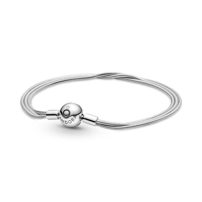Pandora Moments Multi Snake Chain Bracelet Silver 599338C00