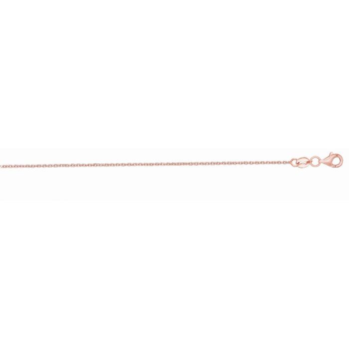 14kt 16" Rose Gold Classic Cable Chain with Lobster Clasp PKLCAB30-16 | Hannoush Jewelers