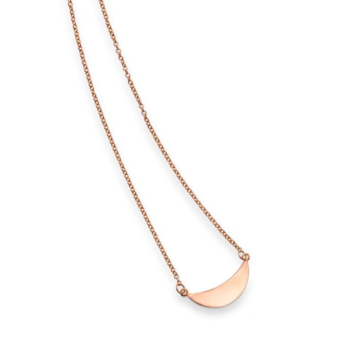 14kt Rose Gold 18" Polished Necklace with Ext. at16" Spring Ring Clasp PRC6727-18 | Hannoush Jewelers