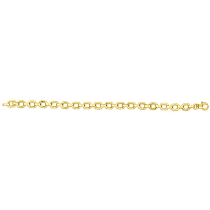 14kt Gold 18" Yellow Finish 7.6mm Necklace with Lobster Clasp RC2677-18 | Hannoush Jewelers