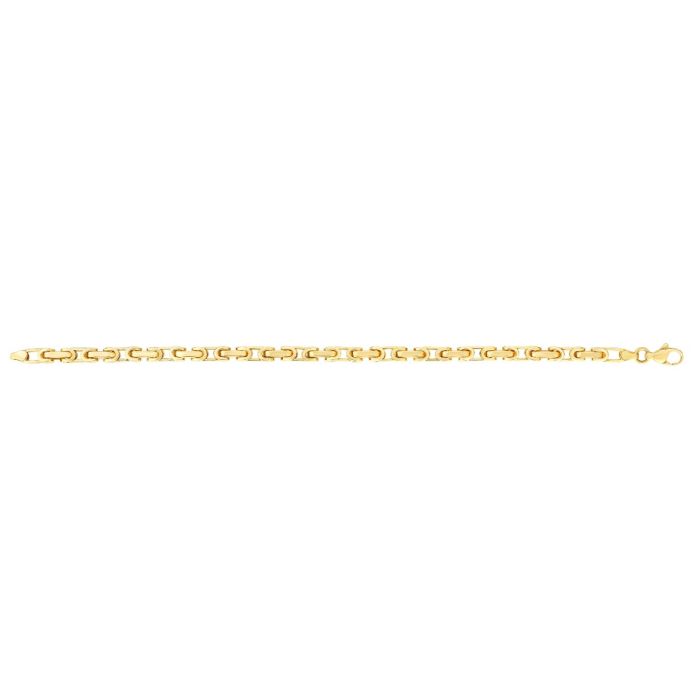 14kt Gold 24" Yellow Finish Polished Link Necklace with Lobster Clasp RC6872-24 | Hannoush Jewelers