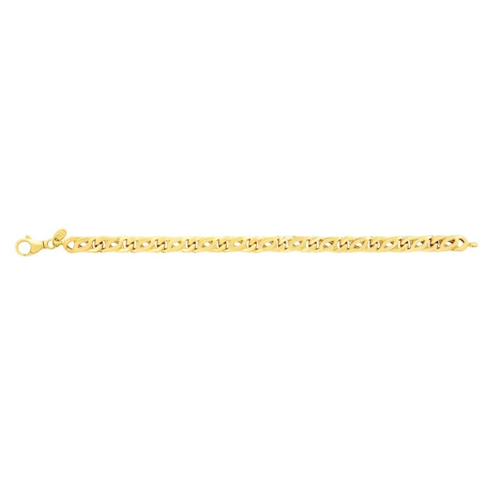 14kt Gold 24" Yellow Finish Polished Fancy Necklace with Lobster Clasp RC9604-24 | Hannoush Jewelers