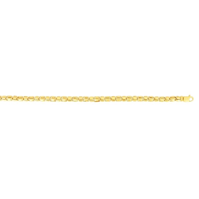 14kt Gold 24" Yellow Finish Polished Round Necklace with Lobster Clasp RC9741-24 | Hannoush Jewelers