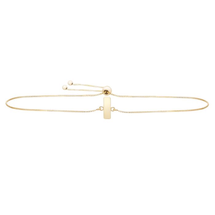 14K Yellow Gold Polished I Adjustable Bracelet with Draw String Clasp RCI10901-0925 | Hannoush Jewelers