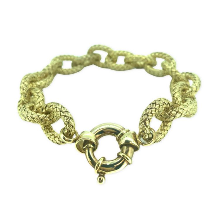 YELLOW STERLING SILVER OPEN LINK BRACELET | Hannoush Jewelers