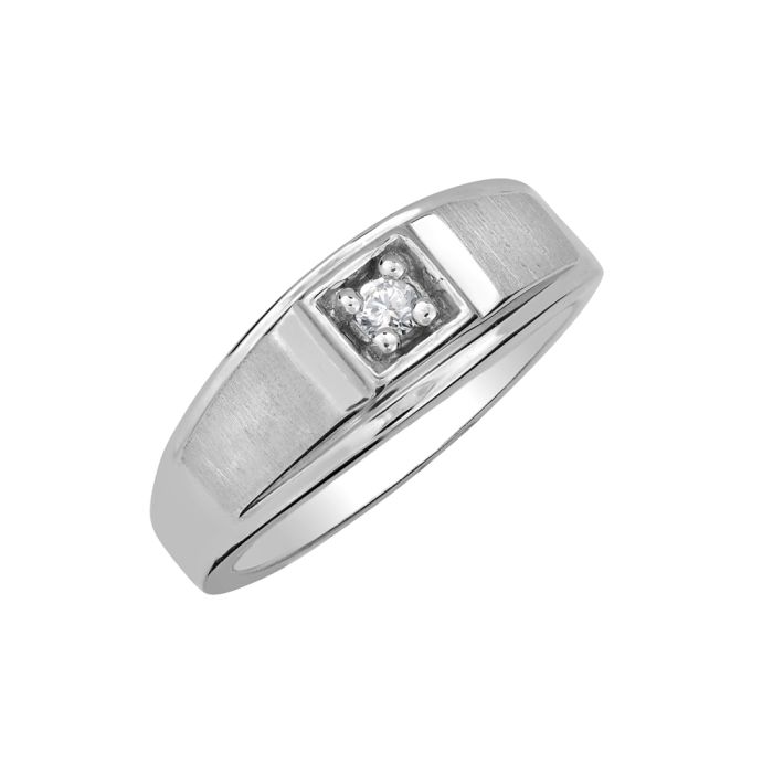 Gem's Beauty Moissanite Men's Ring Modernist Engagement Ring in 925 Sterling  Silver Hip Hop Men's Ring For Him Gift(Size 8|Amazon.com