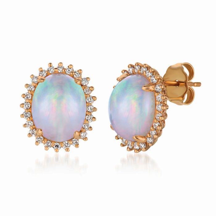 Le Vian® Neopolitan Opal™ and Diamond Earrings SVCM 29 | Hannoush Jewelers