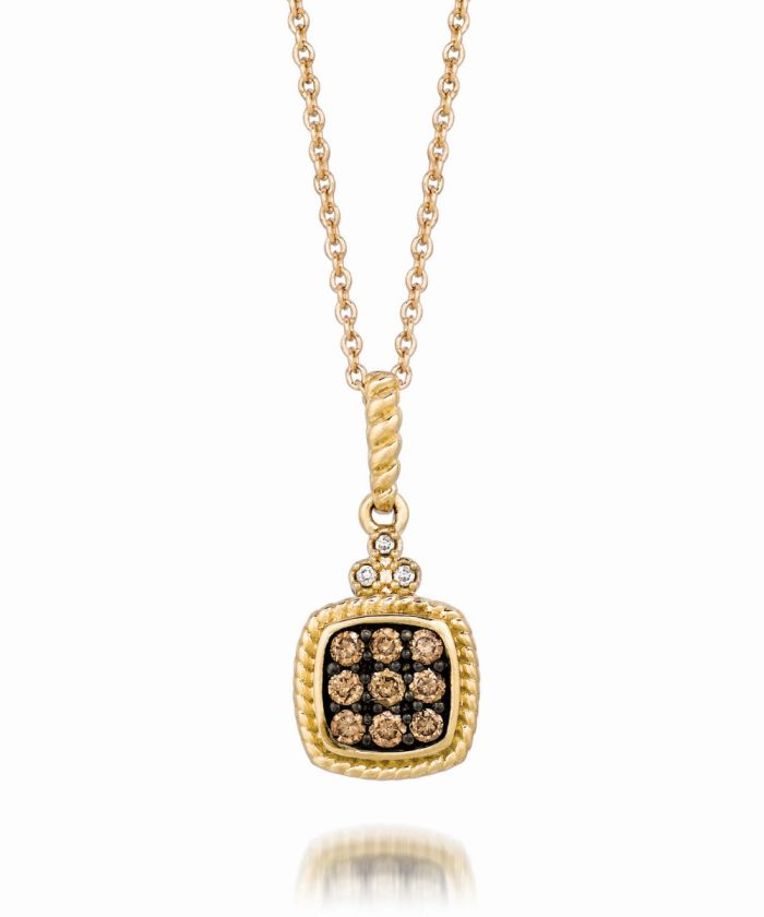 Le Vian® 14K Honey Gold™ Diamond Pendant TQEN 85 | Hannoush Jewelers