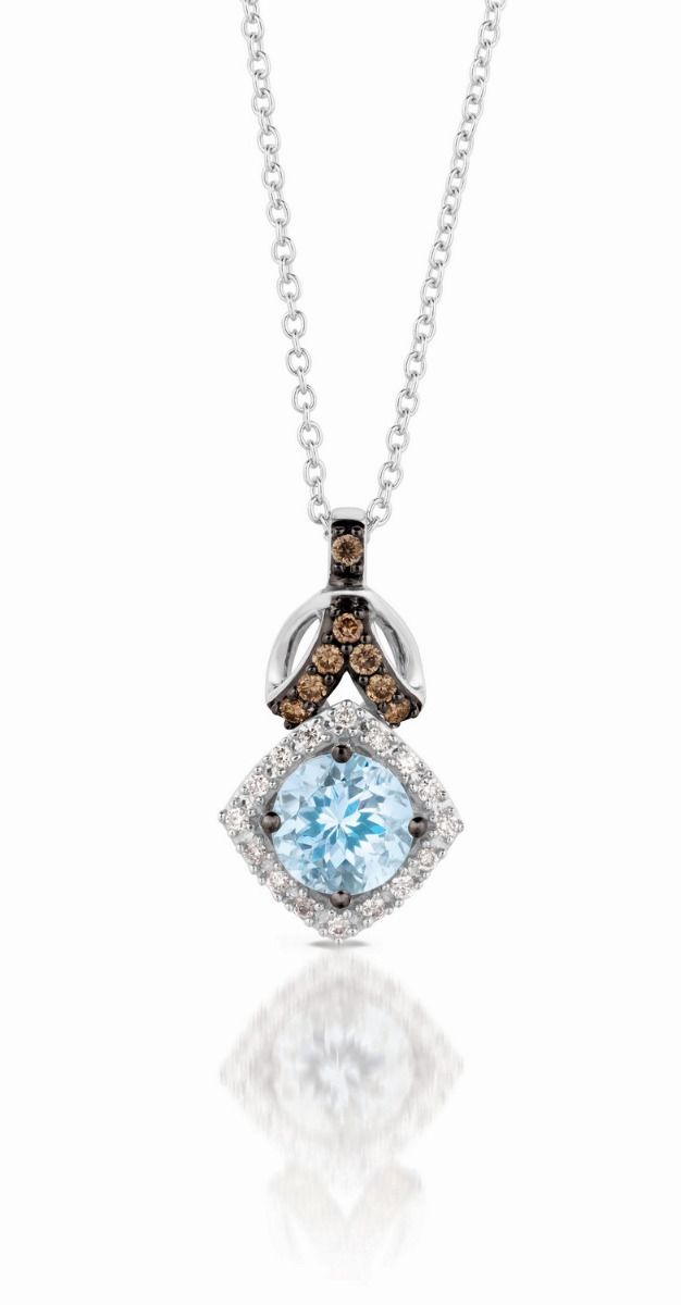 Le Vian Chocolatier® Sea Blue Aquamarine® Pendant TQML 21 | Hannoush Jewelers