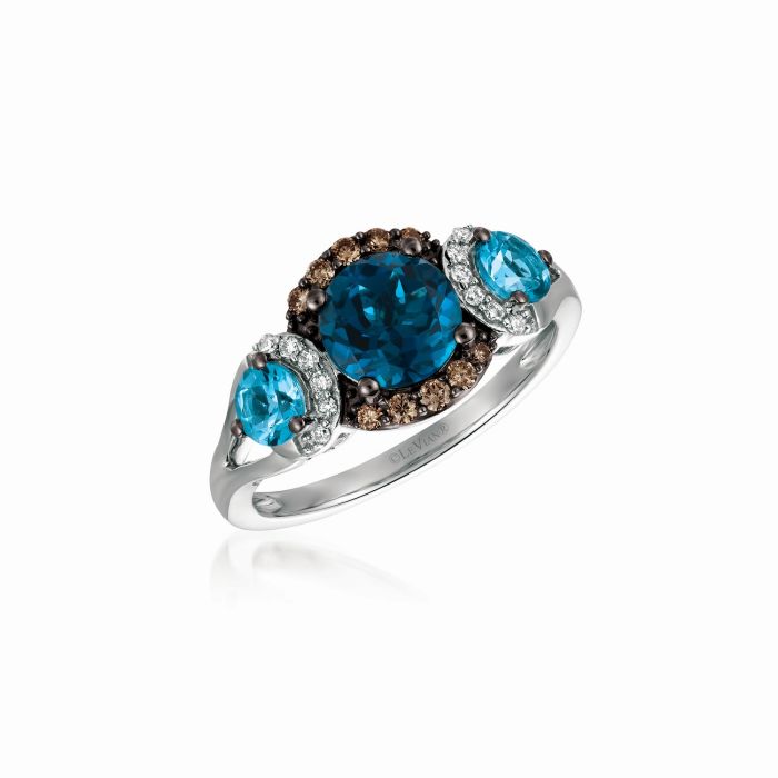 Le Vian ROYALBLUES Deep Sea Blue Topaz™ Chocolatier® Ring TQTN 21 | Hannoush Jewelers