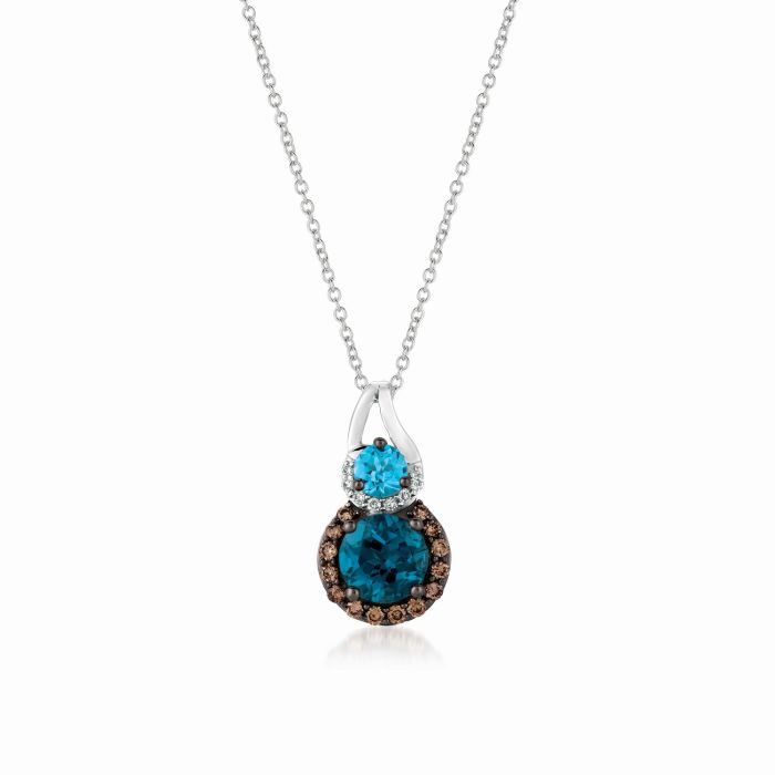 Le Vian ROYALBLUES Chocolatier® Pendant Deep Sea Blue Topaz™ TQTN22 | Hannoush Jewelers