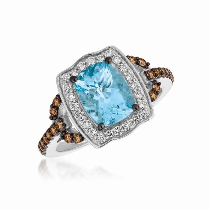 Le Vian Chocolatier® Ring Sea Blue Aquamarine® TQVW 57 | Hannoush Jewelers