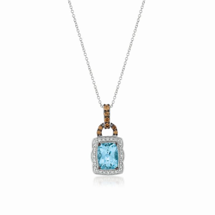 Le Vian Chocolatier® Pendant with Sea Blue Aquamarine® TQXM 15 | Hannoush Jewelers