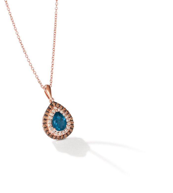 Le Vian Chocolatier® Deep Sea Blue Topaz™ Pendant TRBQ 27 | Hannoush Jewelers