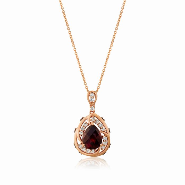 Le Vian Creme Brulee® Pomegranate Garnet™ and Diamond Pendant TRDJ 68 | Hannoush Jewelers