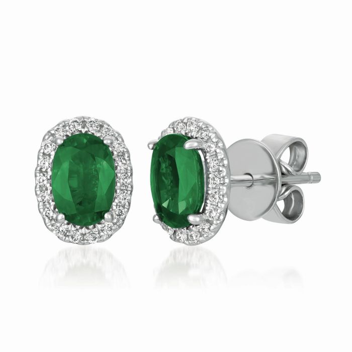 Le Vian Costa Smeralda Emeralds™ and Vanilla Diamonds® Earrings TRGO 14 | Hannoush Jewelers