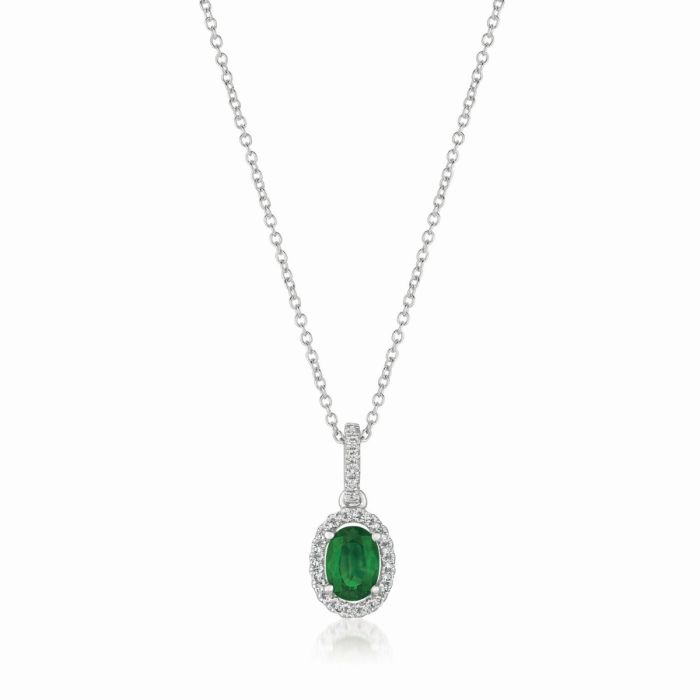 Le Vian Costa Smeralda Emeralds™ and Vanilla Diamonds® Pendant TRGO 16 | Hannoush Jewelers