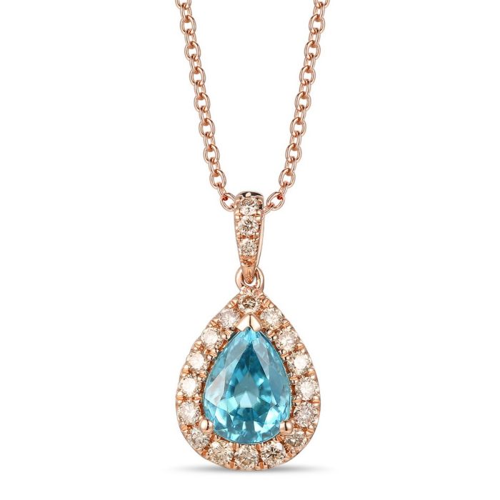 Le Vian Creme Brulee® Blueberry Zircon™ and Diamond Pendant TRKT 21 | Hannoush Jewelers