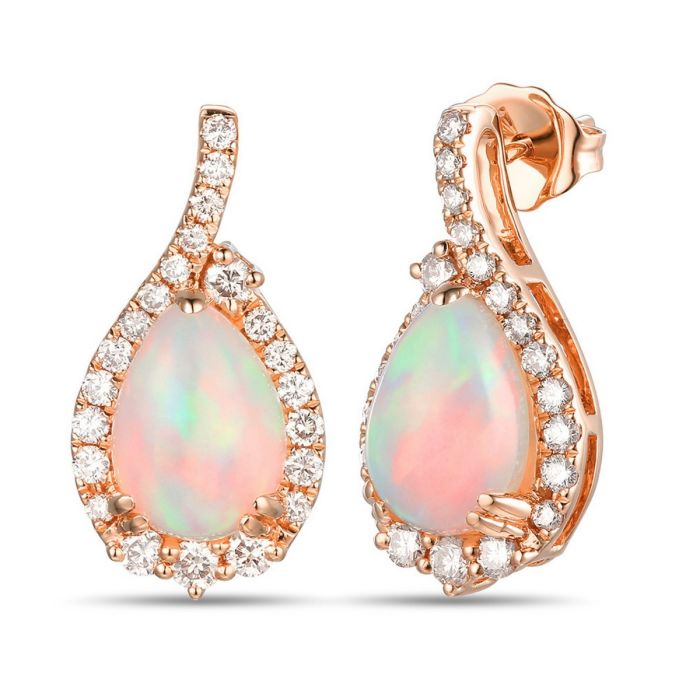 Le Vian Creme Brulee® Opal and Diamond Earrings TRLN 16 | Hannoush Jewelers