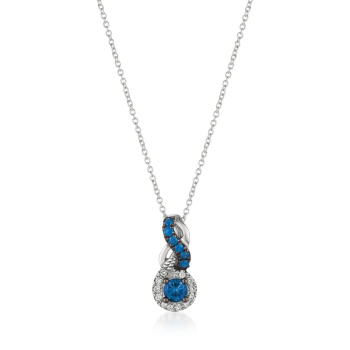 Le Vian® Cornflower Ceylon Sapphire™ Blueberry Sapphire™ and Diamond Pendant WJGF 3 | Hannoush Jewelers