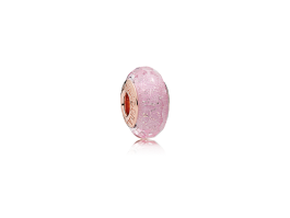 Pandora Faceted Pink Murano Glass Charm 781650