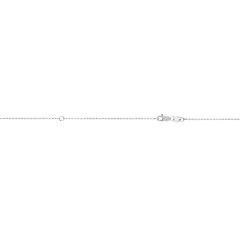 10k White Gold Classic Cable Chain with Lobster Clasp 025WELCAB-18