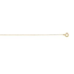 10k Yellow Gold 18 Inch Classic Box Chain with Lobster Clasp 028LBOX-18