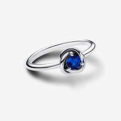 Pandora Blue Eternity Circle Ring 192993C09