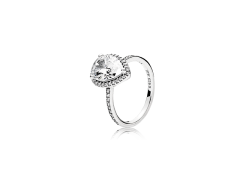 Pandora Radiant Teardrop Clear Ring 196251CZ