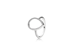 Pandora Teardrop Silhouette Clear Ring 196253CZ