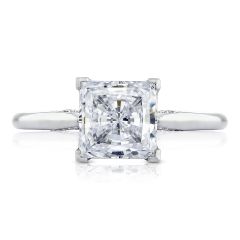 Simply Tacori Platinum Diamond Engagement Ring 0.07ctw 2650PR7
