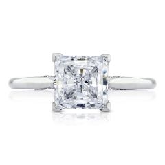 Simply Tacori 18K White Gold Diamond Engagement Ring 0.07 ctw 2650PR7W