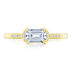Simply Tacori 18K Yellow Gold Diamond Engagement Ring 2655EC65X45Y